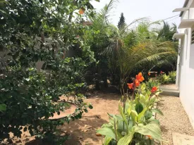 Villa contemporaine sur un terrain de 1200m2, très arboré, un magnifique jardin,
3 chambres, 3 salles d'eau privatives, placard dans les chambres, salon -séjour
cuisine ouverte et très bien équipée , cellier, cuisine extérieure ,
une grande terrasse aménagée ouverte sur la piscine, garage fermé , parking, local gardien
puits, compteur Sen 'eau
