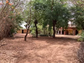 Terrain clôturé de 3954 avec maison , piscine et fort potentiel de développement à la Somone 