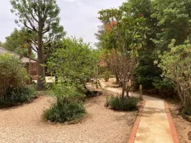 Terrain clôturé de 3954 avec maison , piscine et fort potentiel de développement à la Somone 